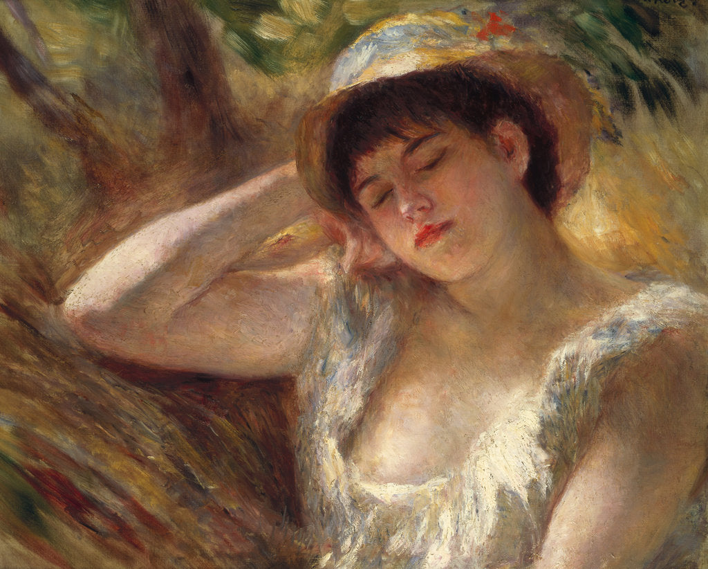 Detail of The Sleeper, 1880 by Pierre Auguste Renoir
