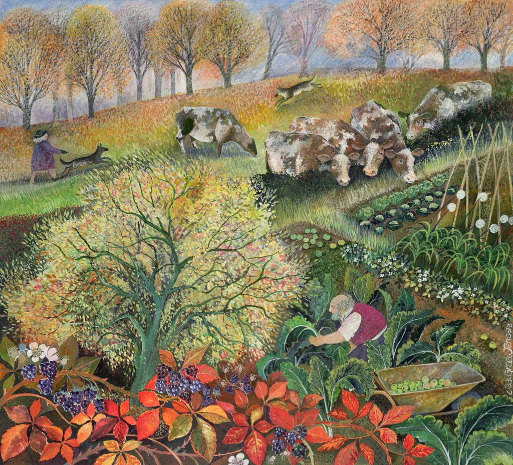 Detail of George's Allotment by Lisa Graa Jensen