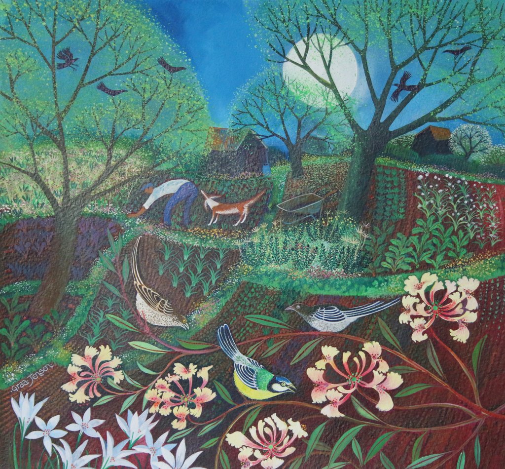 Detail of Honeysuckle, 2016 by Lisa Graa Jensen