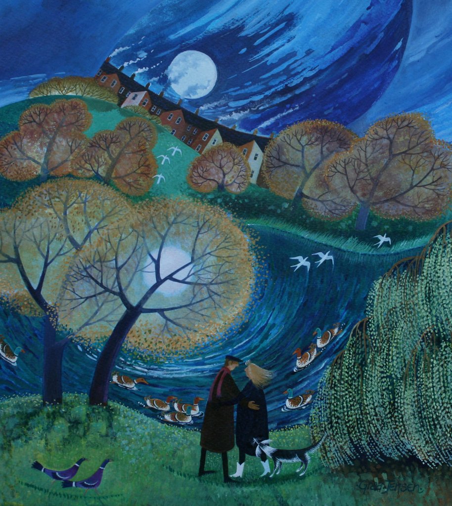 Detail of Quiet Reflections, 2012 by Lisa Graa Jensen