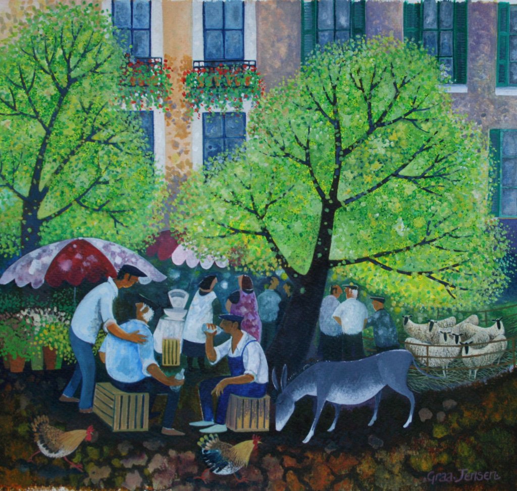 Detail of Tete a Tete, 2013 by Lisa Graa Jensen