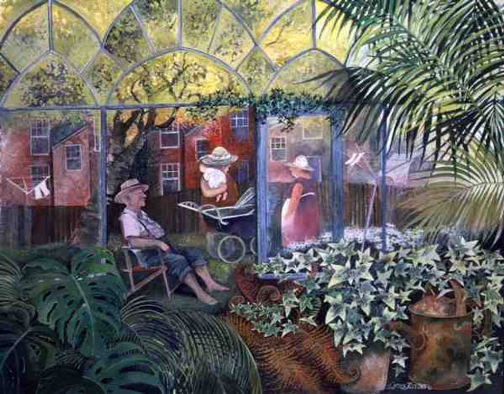 Detail of Grandpa, 1994 by Lisa Graa Jensen