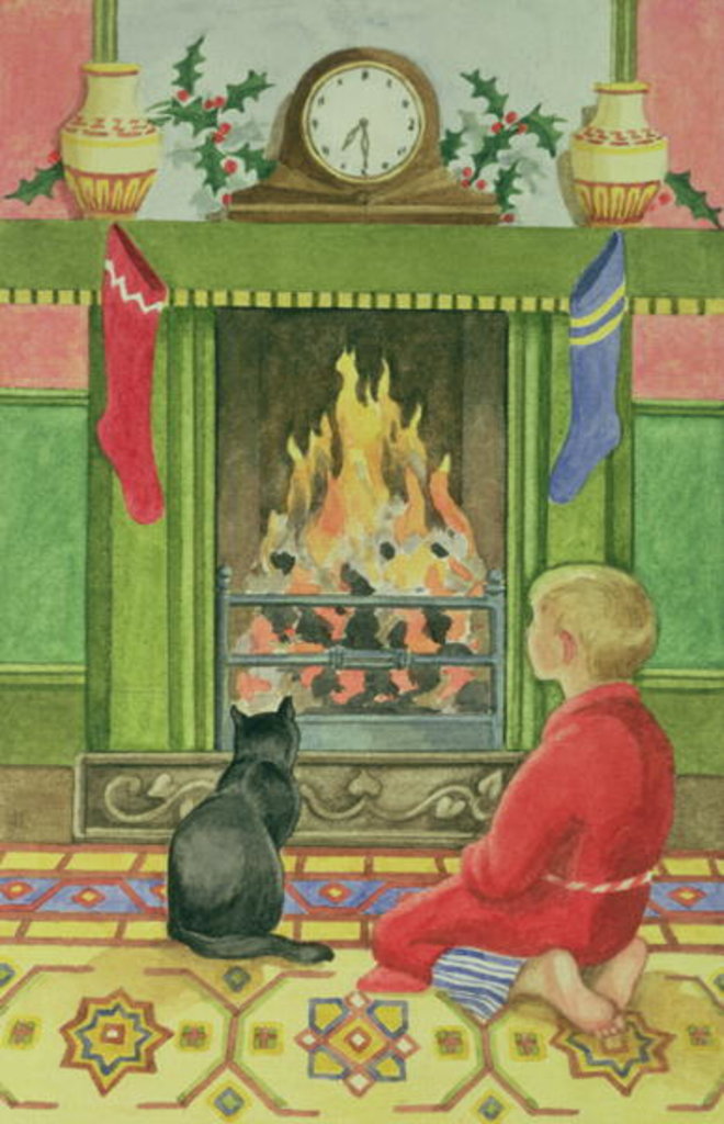 Detail of Christmas Eve by Lavinia Hamer