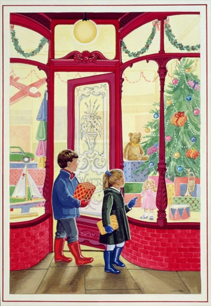 Detail of Present Buying by Lavinia Hamer