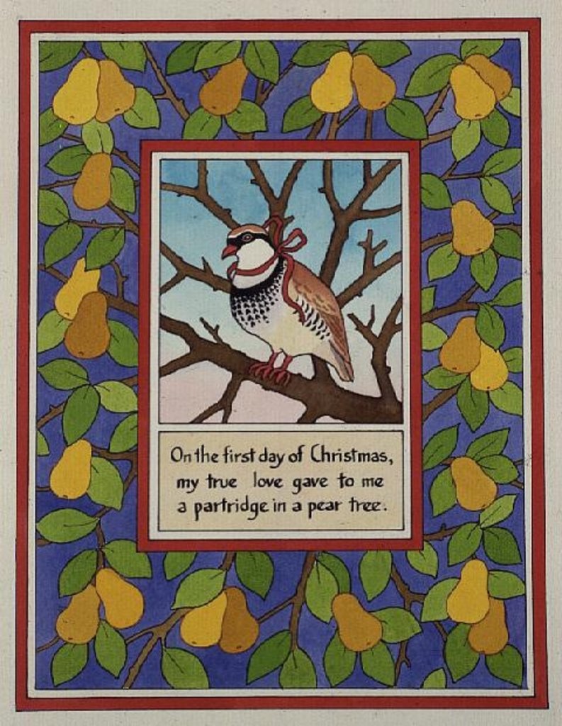 Detail of The First Day of Christmas by Lavinia Hamer