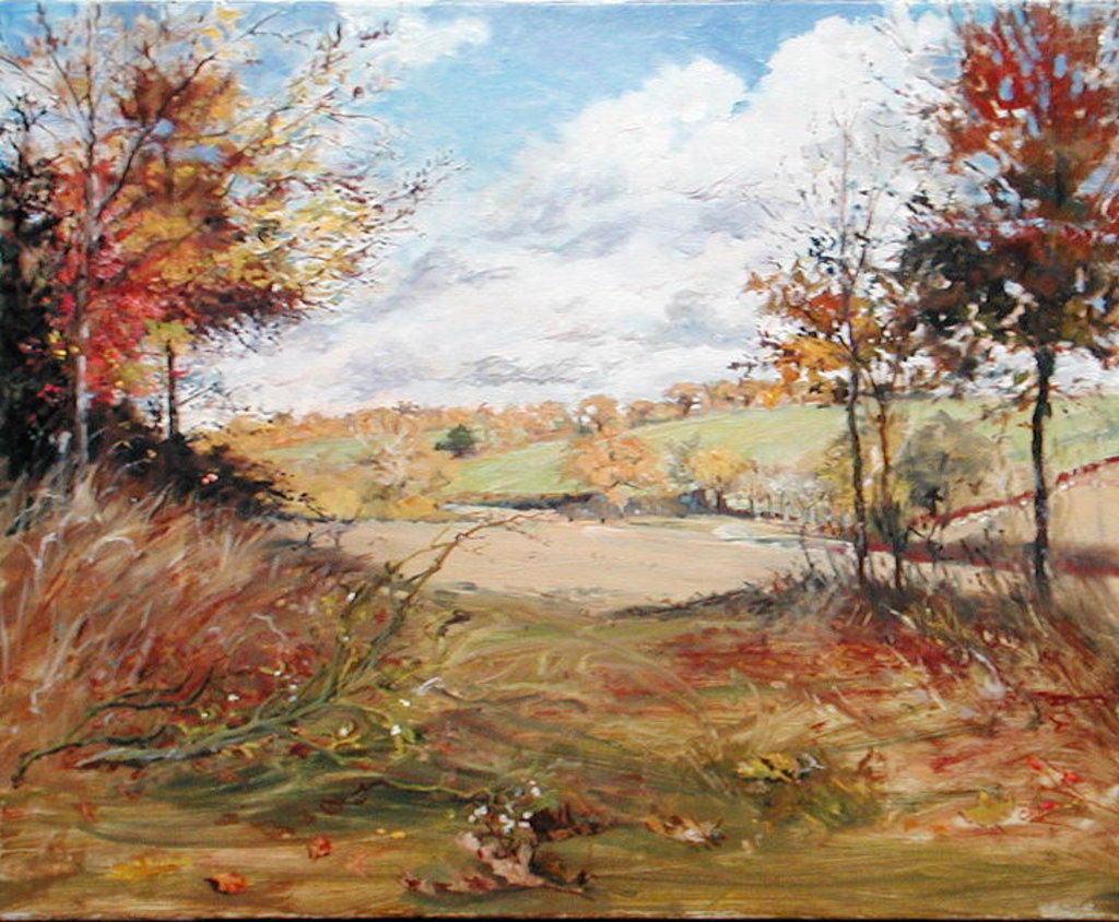 Detail of Autumn by Caroline Hervey-Bathurst