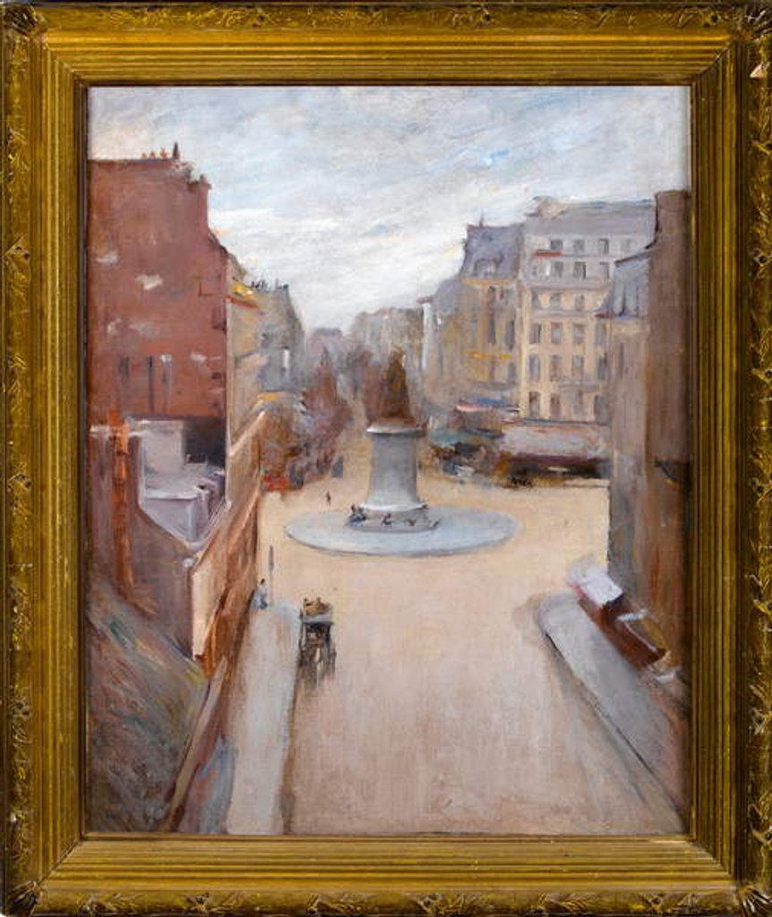 Detail of Place de Clichy, c.1880 by Albert de Belleroche