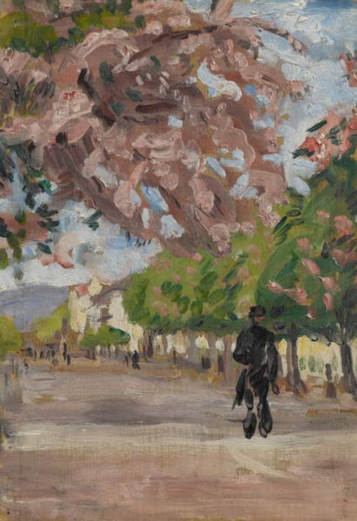 Detail of The Boulevard by Arthur Haythorne Studd