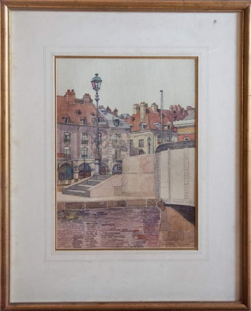 Detail of Quai Duquesne, Dieppe by Walter Taylor