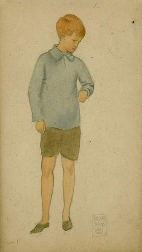 Detail of Lewis P., 14 July 1920 by Joseph Edward Southall