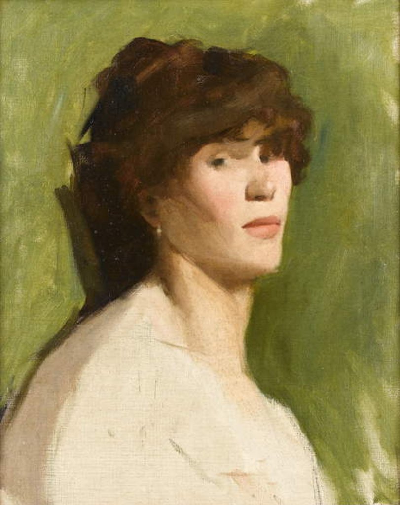 Detail of Portrait of a woman, c.1885 by Albert de Belleroche