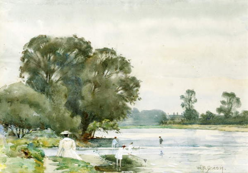 Detail of Riverbank by Walter Bonner Gash