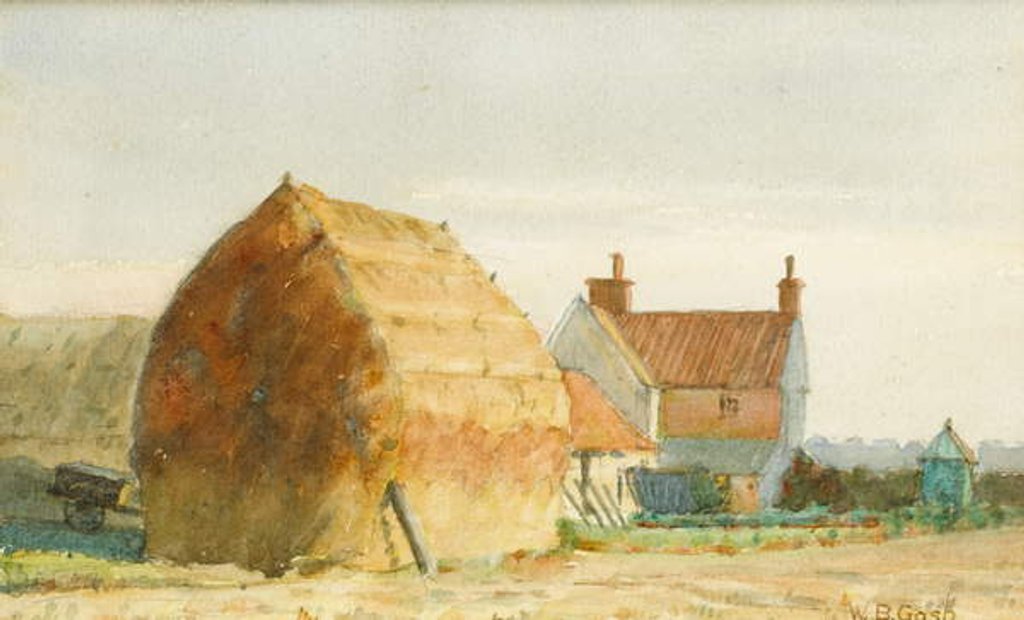 Detail of Agricultural Scene by Walter Bonner Gash