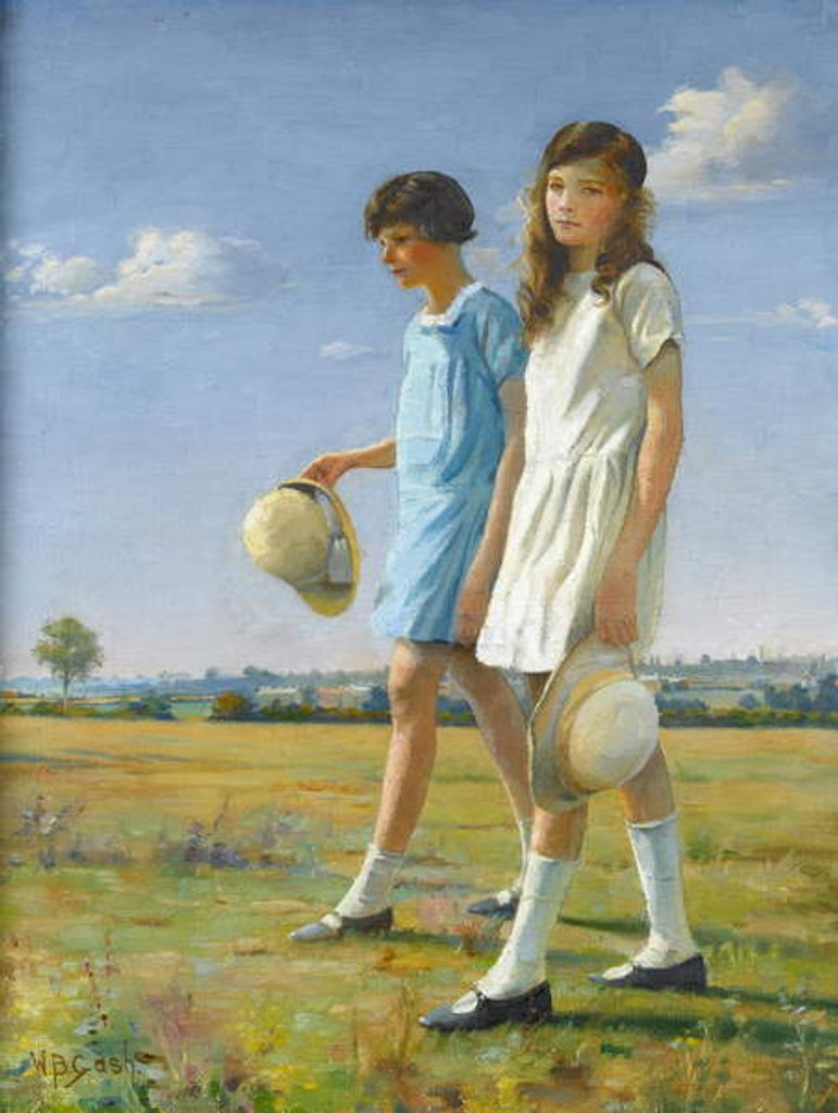 Detail of The Inseparables, c.1927 by Walter Bonner Gash