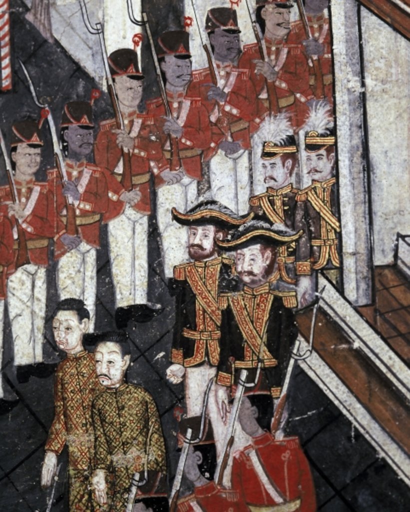 Detail of Foreign ambassadors arriving in Bangkok by School Thai