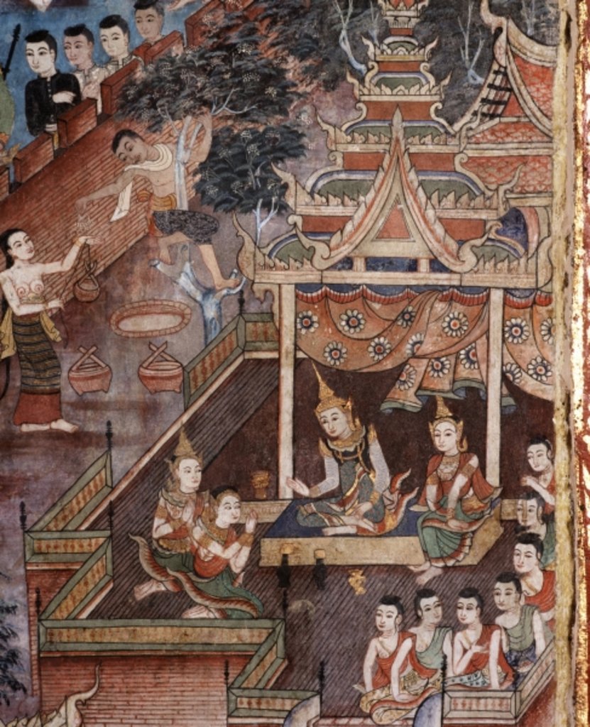 Detail of Detail of mural by School Thai