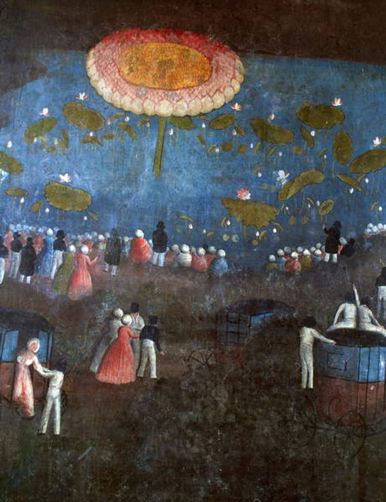 Detail of Miracle of the Lotus by Thai School