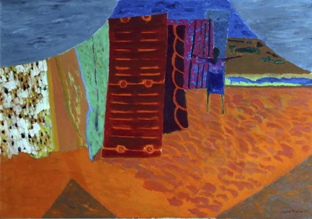 Detail of Carpet Market by David Alan Redpath Michie