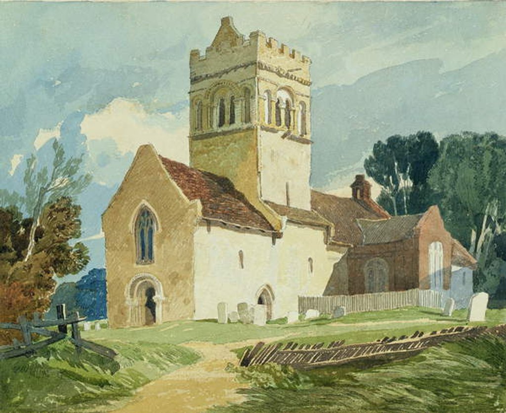 Detail of Gillingham Church, Norfolk by John Sell Cotman