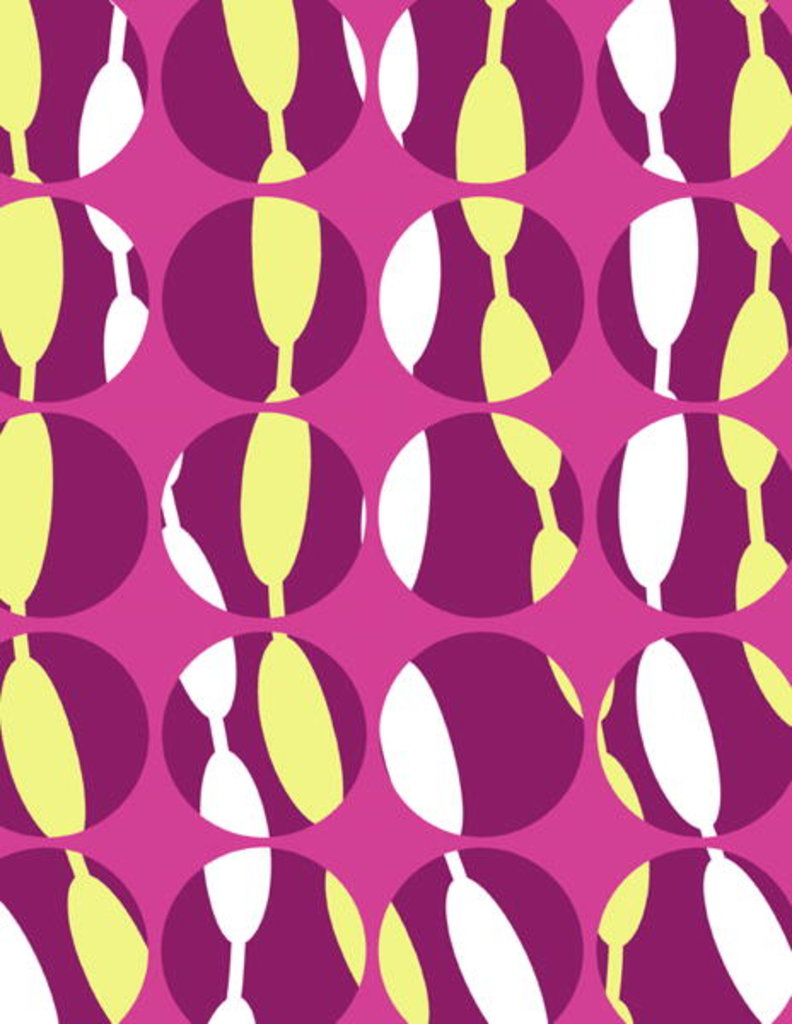 Detail of Swirly Stripe by Louisa Hereford