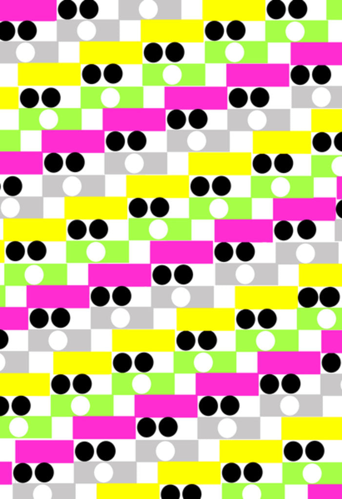 Detail of Boxes and Spots, 2015 by Louisa Hereford