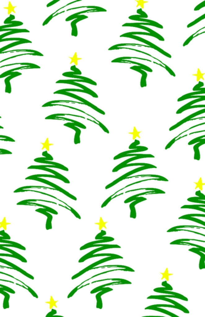 Detail of Funky Christmas Trees, 2017 by Louisa Hereford