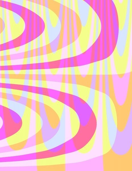 Detail of 70s Swirls, 2011 by Louisa Hereford