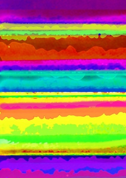 Detail of Bright Stripe by Louisa Hereford