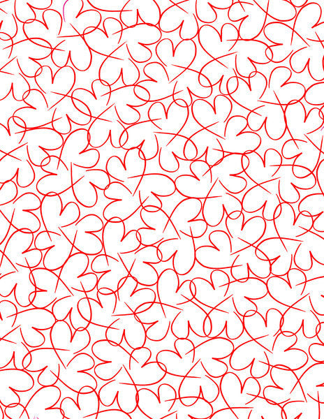 Detail of Linked Hearts, 2014 by Louisa Hereford