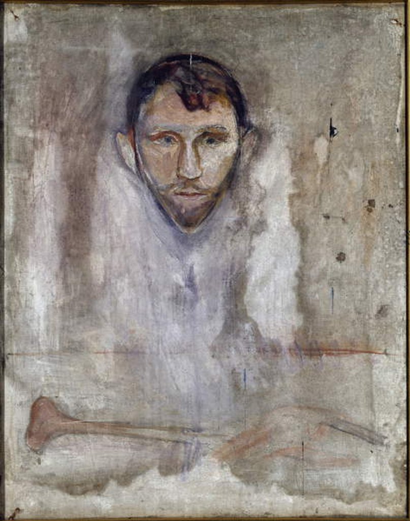 Detail of Stanislaw Przybyszewski, 1895 by Edvard Munch