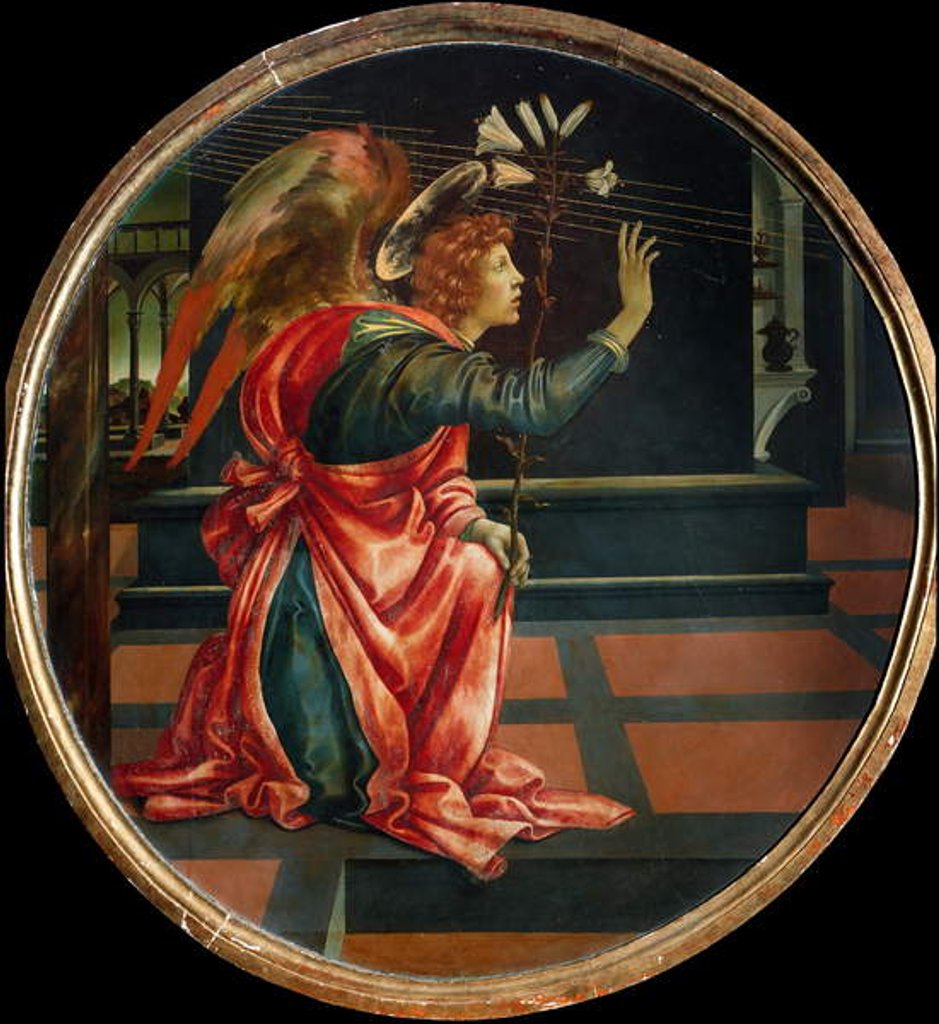 Detail of The Annunciation, 1483 by Filippino Lippi