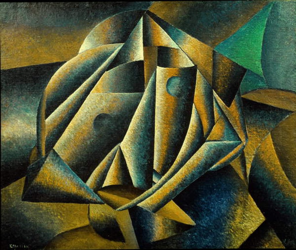 Detail of Head of a Peasant Girl, 1912-13 by Kazimir Severinovich Malevich