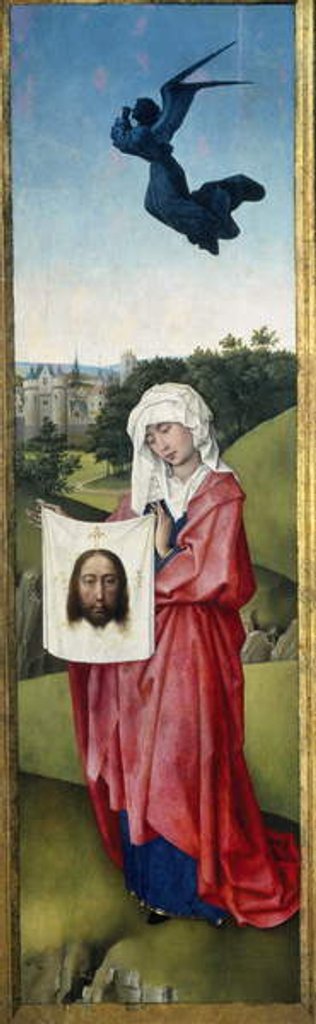 Detail of Saint Veronica, Crucifixion Triptych, c.1445 by Rogier van der Weyden