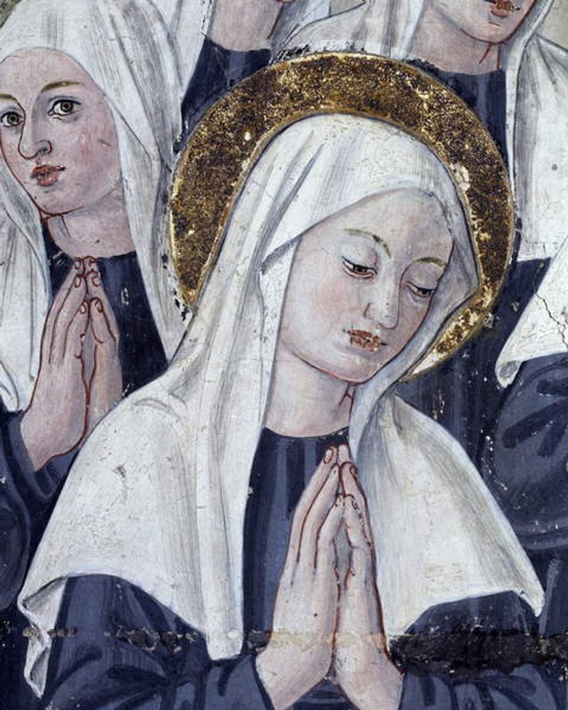 Detail of Saint Frances of Rome, 1468 by Antoniazzo Romano