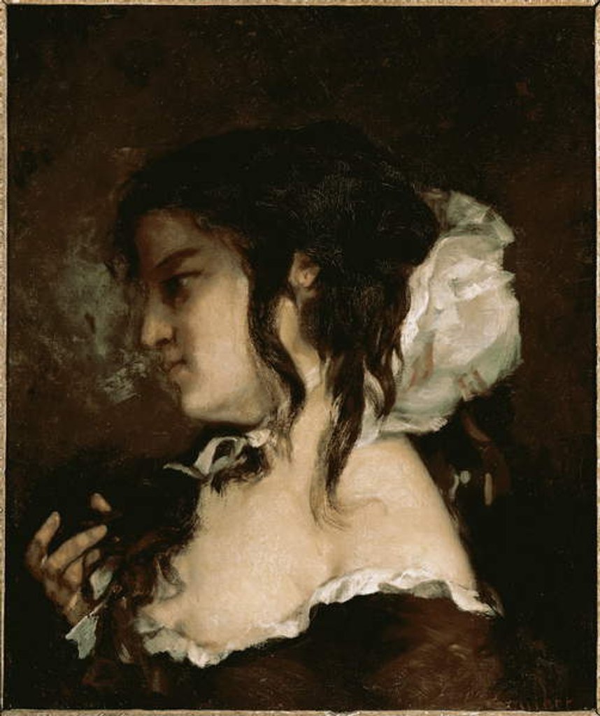 Detail of Thoughts by Gustave Courbet