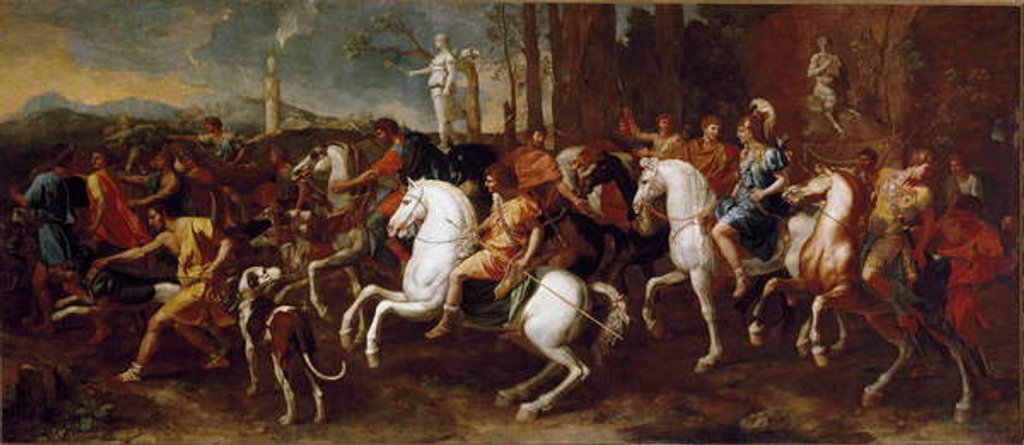 Detail of The Hunt of Meleager. 1637-1638. by Nicolas Poussin