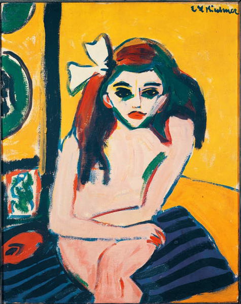 Detail of Marcella by Ernst Ludwig Kirchner
