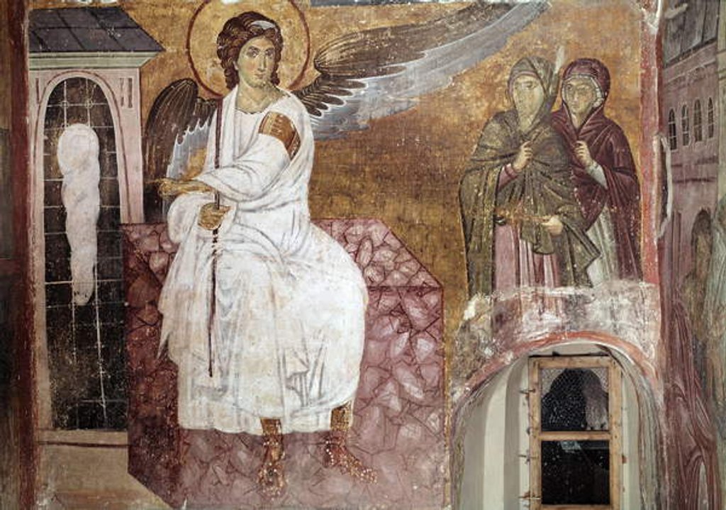 Detail of The white angel by Unknown Artist