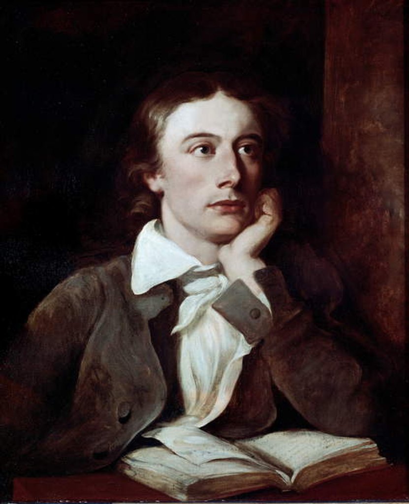 Detail of Portrait of the British Poet John Keats by William Hilton
