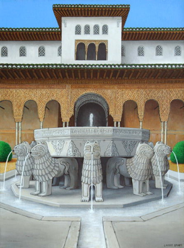 Detail of The Lion's Court by Larry Smart