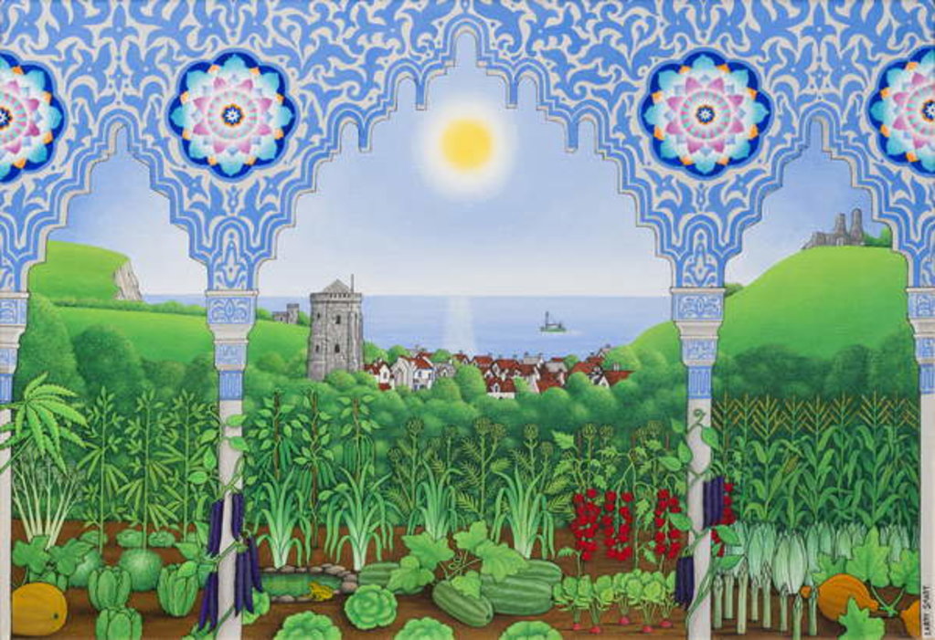 Detail of Hastings Allotments, 2000 by Larry Smart