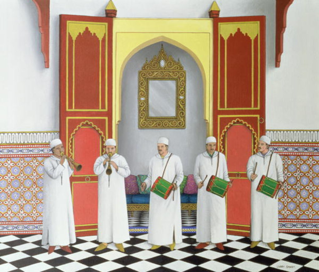 Detail of Summoning the Spirits, 1992 by Larry Smart