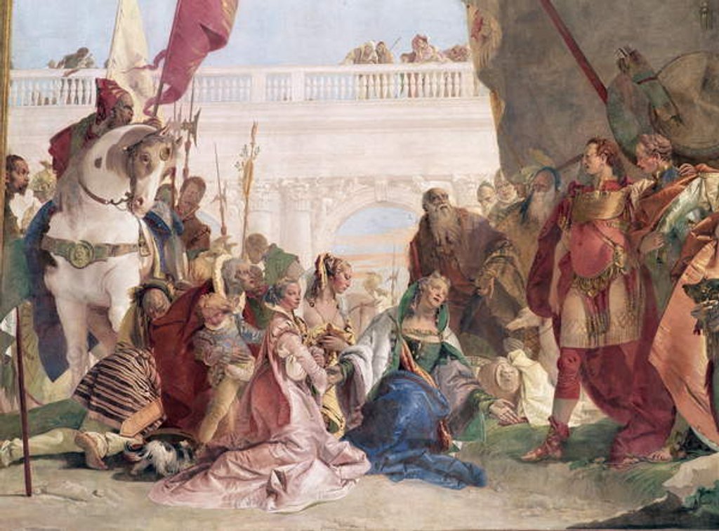 Detail of The Family of Darius Before Alexander by Giovanni Battista Tiepolo