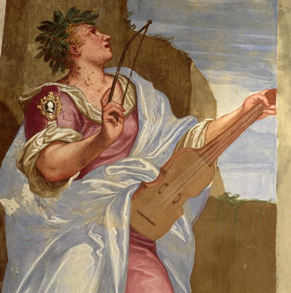 Detail of The Poetry by Giambattista Zelotti