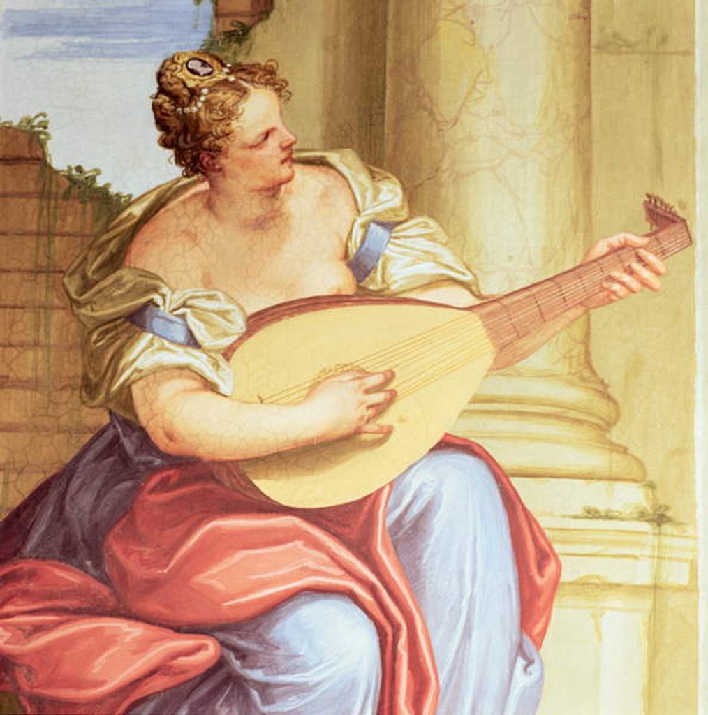 Detail of Music by Giambattista (1526-78) Zelotti