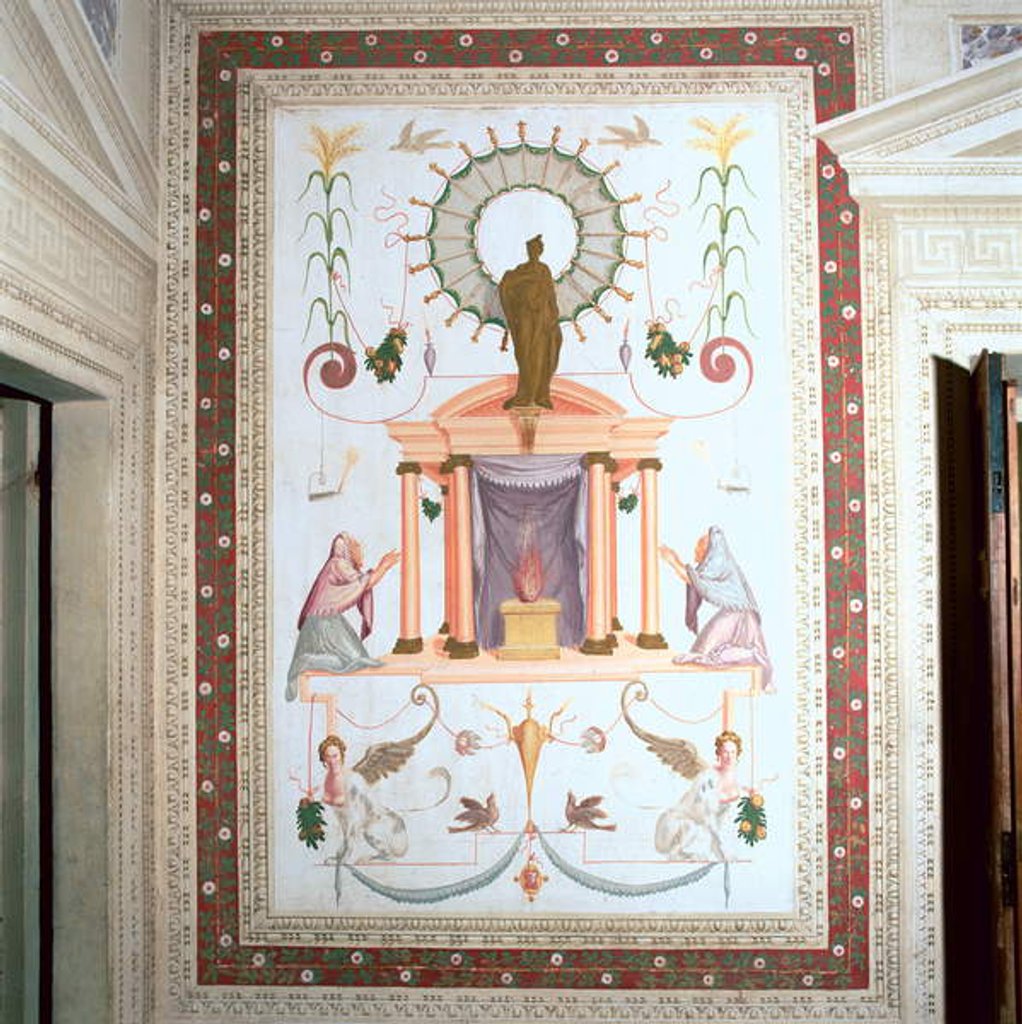 Detail of Small room of the Grotesque by Giambattista (1526-78) Zelotti