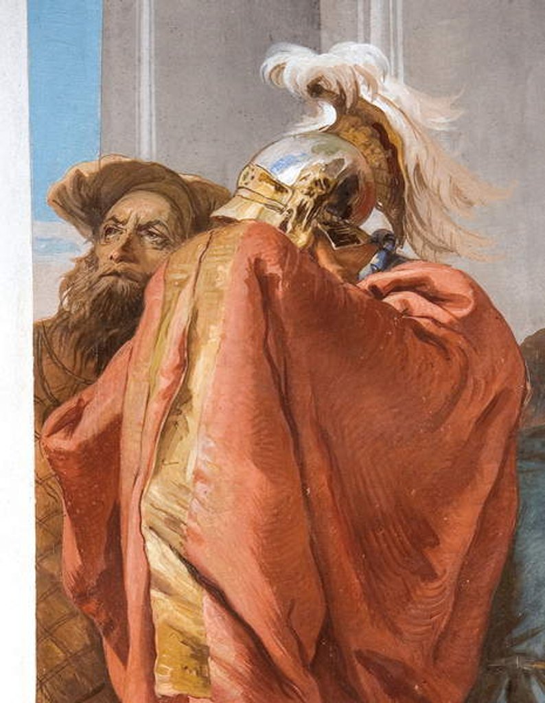 Detail of Detail of Agamemnon by Giovanni Battista (1696-1770) Tiepolo