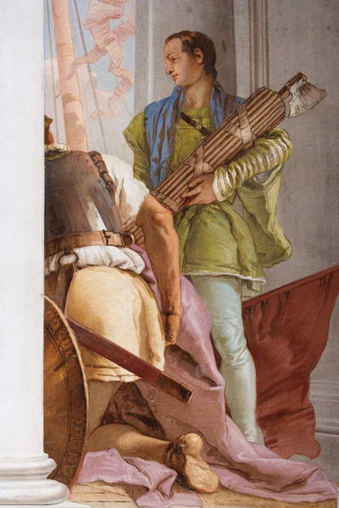 Detail of Detail of The Greek Fleet in Aulis by Giovanni Battista (1696-1770) Tiepolo