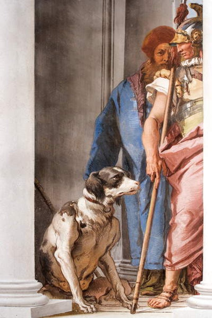 Detail of Detail of The Greek Fleet in Aulis by Giovanni Battista (1696-1770) Tiepolo