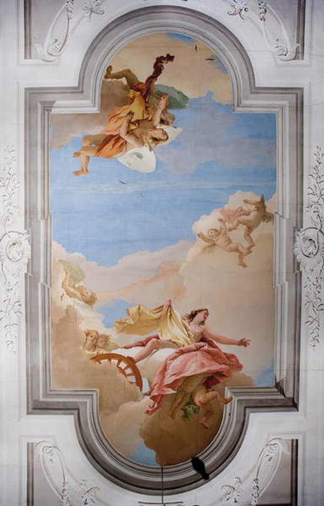 Detail of Ceiling of the Entrance Hall in the Palazzina, 1757 by Giovanni Battista (1696-1770) Tiepolo
